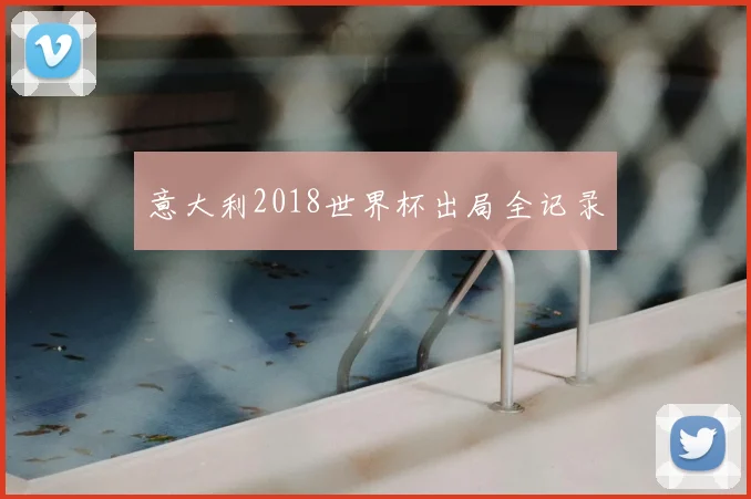 意大利2018世界杯出局全记录